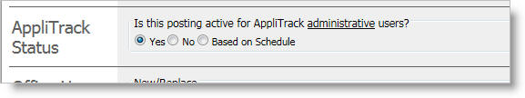 AppliTrack Status