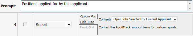 Field Type Report